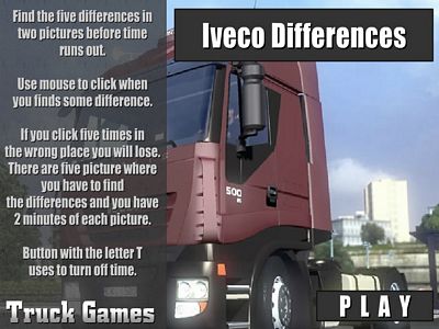 Iveco卡車找不同